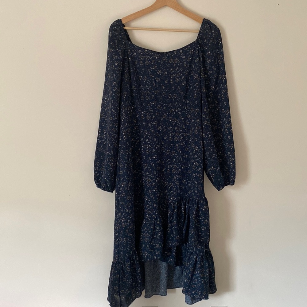 Blue Floral Dress